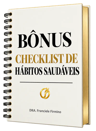 Mockup 3D do Checklist de Hábitos Saudáveis